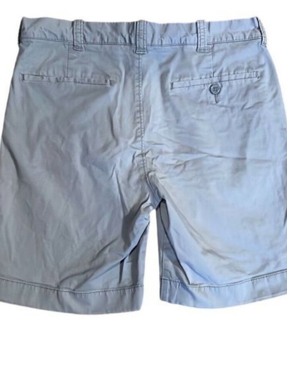 J Crew Flex Chino Men’s Size 30 Lt Grey Flat Front Shorts with Belt Loops